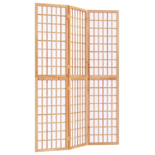 vidaXL Sammenleggbar romdeler 3 paneler japansk stil 120x170 cm