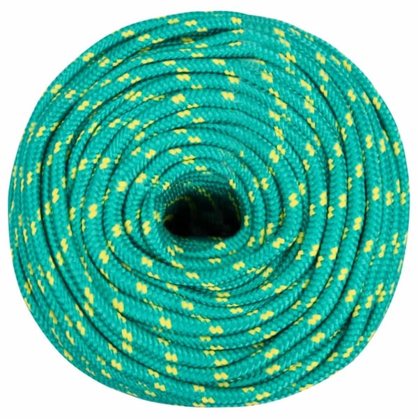 vidaXL Båttau grønn 8 mm 250 m polypropylen