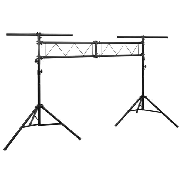 vidaXL Valoteline musta 338x115x(180-300) cm teräs