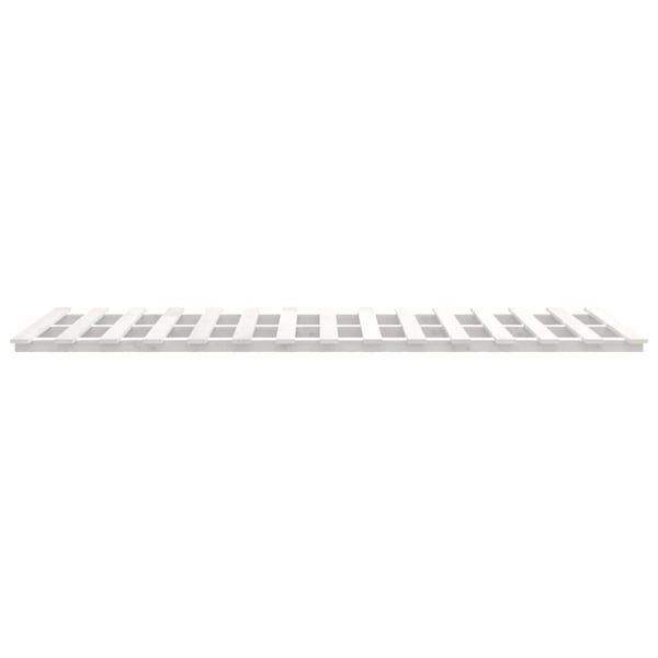 vidaXL Sengeramme hvit 120x190 cm heltre furu