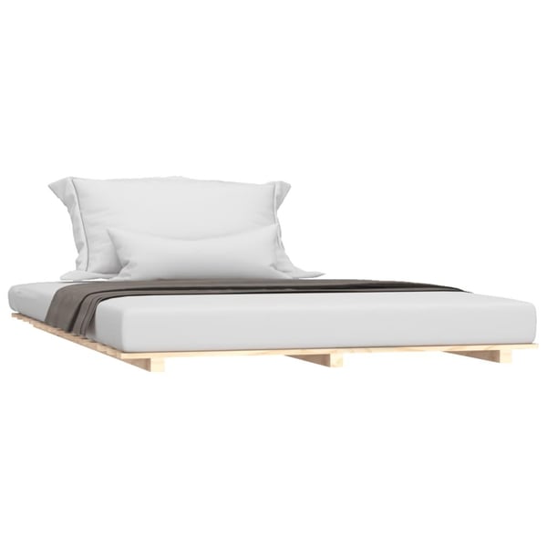 vidaXL Sengeramme 120x190 cm heltre furu
