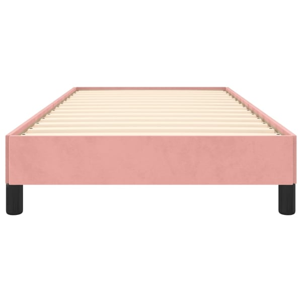 vidaXL Sängram rosa 80x200 cm sammet