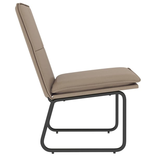 vidaXL loungestol 54x75x76 cm kunstlæder cappuccinofarvet