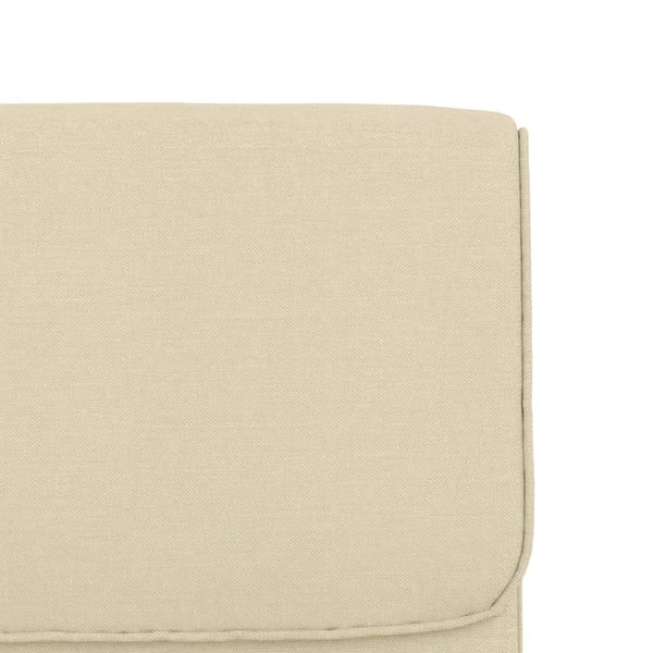 vidaXL loungestol 55x64x80 cm stof Cremefarvet