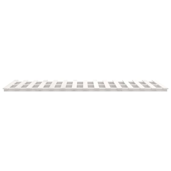 vidaXL Sengeramme hvit 100x200 cm heltre furu