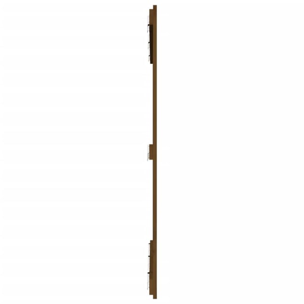 vidaXL Veggmontert hodegavl honningbrun 127,5x3x110 cm heltre furu