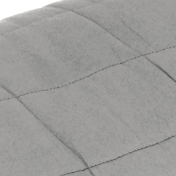 vidaXL Vektdyne grå 220x235 cm 15 kg stoff