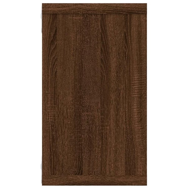 vidaXL Vägghyllor 4 st brun ek 80x15x26,5 cm konstruerat trä