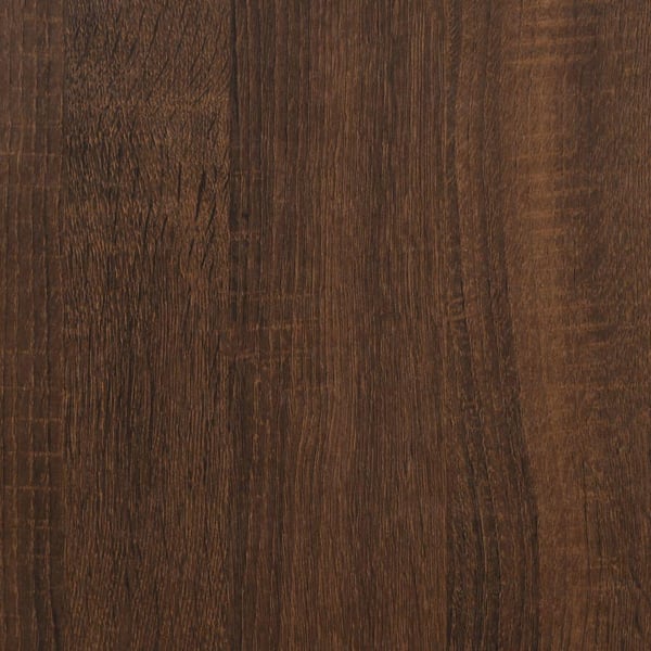 vidaXL Vägghyllor 4 st brun ek 80x15x26,5 cm konstruerat trä