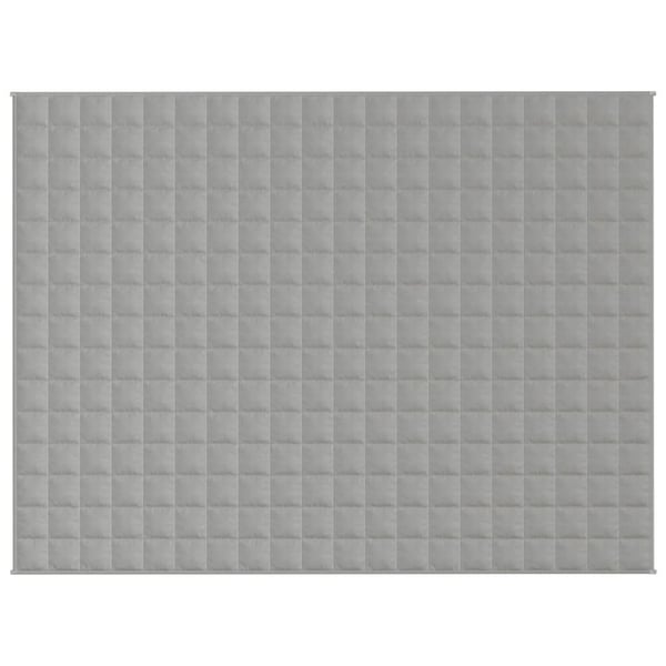 vidaXL Tyngdtäcke grå 150x200 cm 11 kg tyg