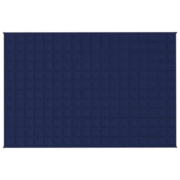 vidaXL Vektdyne blå 120x180 cm 9 kg stoff