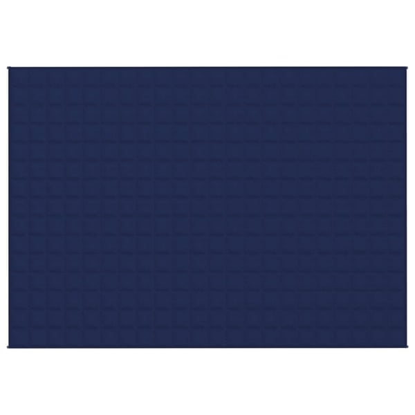 vidaXL Vektdyne blå 155x220 cm 7 kg stoff