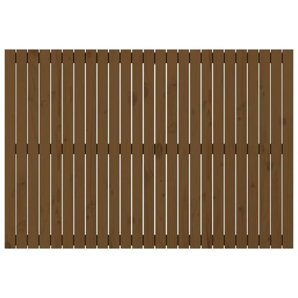 vidaXL Veggmontert hodegavl honningbrun 159,5x3x110 cm heltre furu
