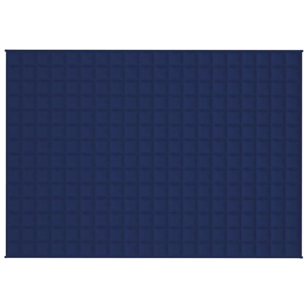 vidaXL Vektdyne blå 138x200 cm 10 kg stoff