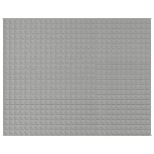vidaXL Vektdyne grå 235x290 cm 11 kg stoff