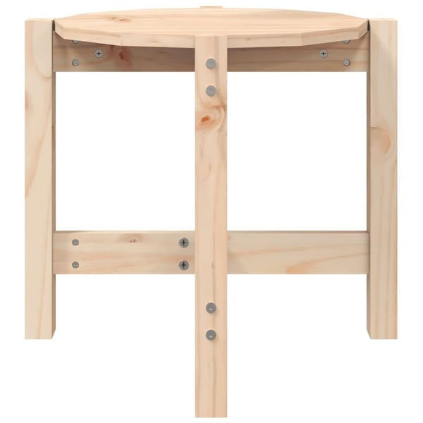 vidaXL Salongbord Ø 52,5x45 cm heltre furu