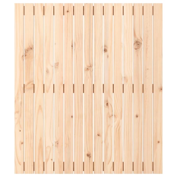 vidaXL Veggmontert hodegavl 95,5x3x110 cm heltre furu