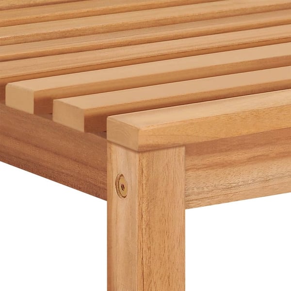 vidaXL Hagespisegruppe 3 deler heltre teak