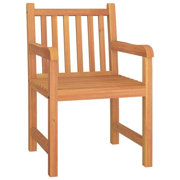 vidaXL Hagespisegruppe 3 deler heltre teak