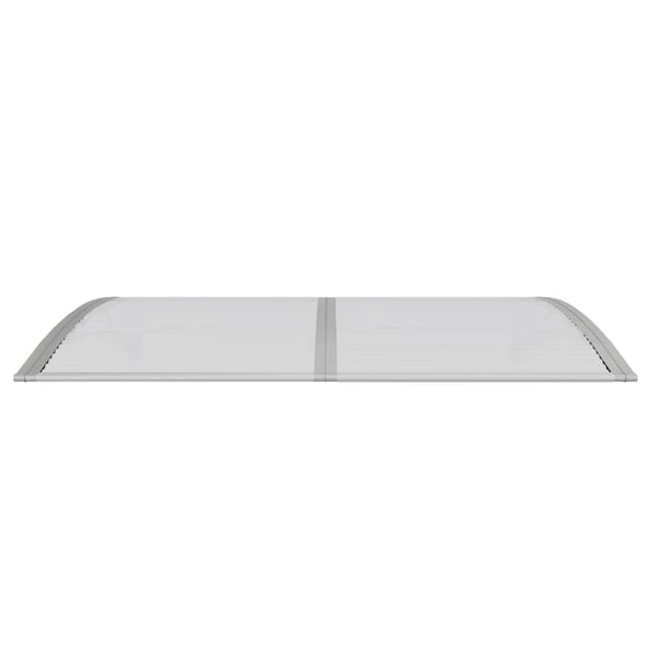 vidaXL Skjermtak grå 150x100 cm polykarbonat