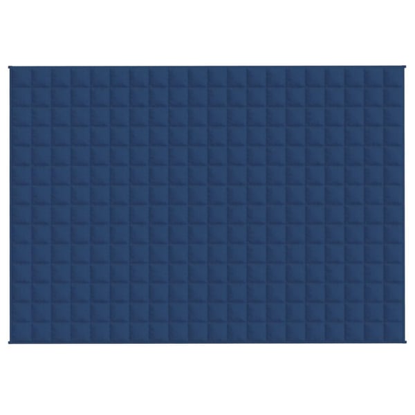 vidaXL Vektdyne blå 138x200 cm 10 kg stoff