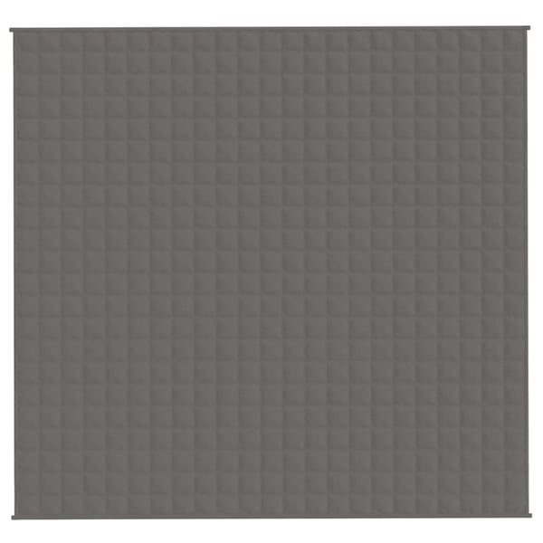vidaXL Vektdyne grå 220x235 cm 11 kg stoff