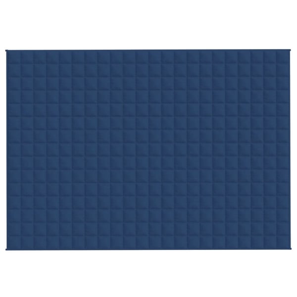 vidaXL Vektdyne blå 155x220 cm 7 kg stoff