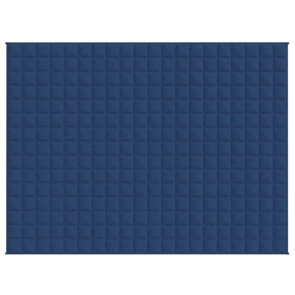 vidaXL Vektdyne blå 150x200 cm 7 kg stoff