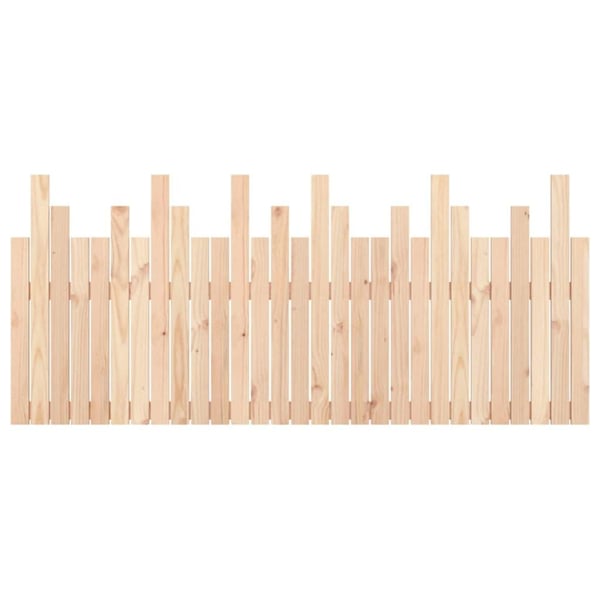 vidaXL Veggmontert hodegavl 185x3x80 cm heltre furu