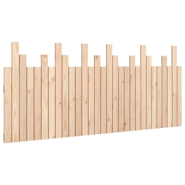 vidaXL Veggmontert hodegavl 185x3x80 cm heltre furu