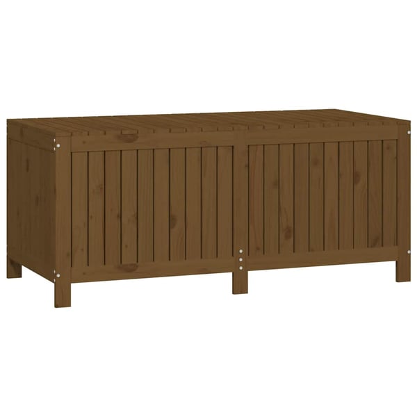 vidaXL Förvaringslåda honungsbrun 147x68x64 cm massiv furu