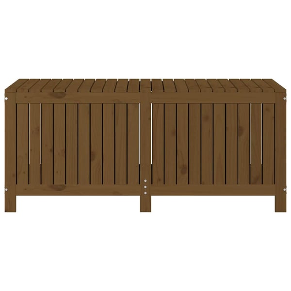 vidaXL Förvaringslåda honungsbrun 147x68x64 cm massiv furu