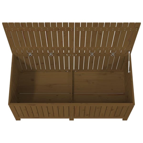 vidaXL Putekasse honningbrun 147x68x64 cm heltre furu