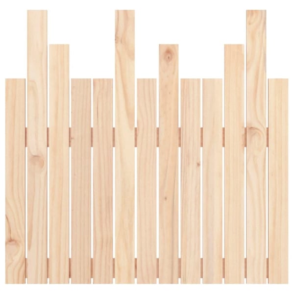 vidaXL Veggmontert hodegavl 82,5x3x80 cm heltre furu