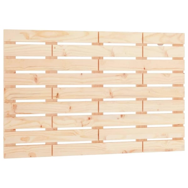 vidaXL Veggmontert hodegavl 96x3x63 cm heltre furu