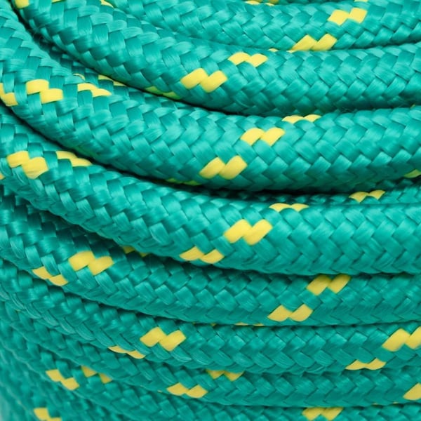 vidaXL Båttau grønn 18 mm 25 m polypropylen