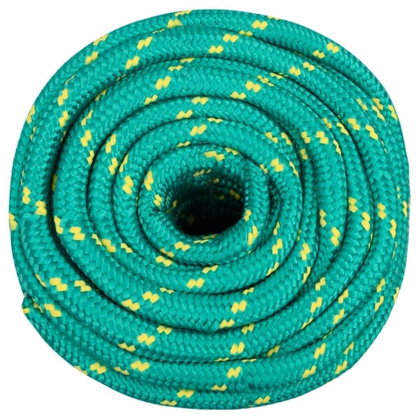 vidaXL Båttau grønn 18 mm 25 m polypropylen