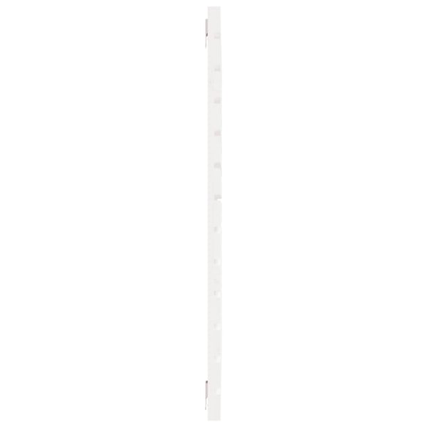 vidaXL Veggmontert sengegavl hvit 96x3x91,5 cm heltre furu