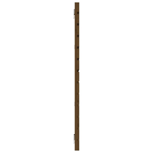 vidaXL Veggmontert hodegavl honningbrun 156x3x91,5 cm heltre furu