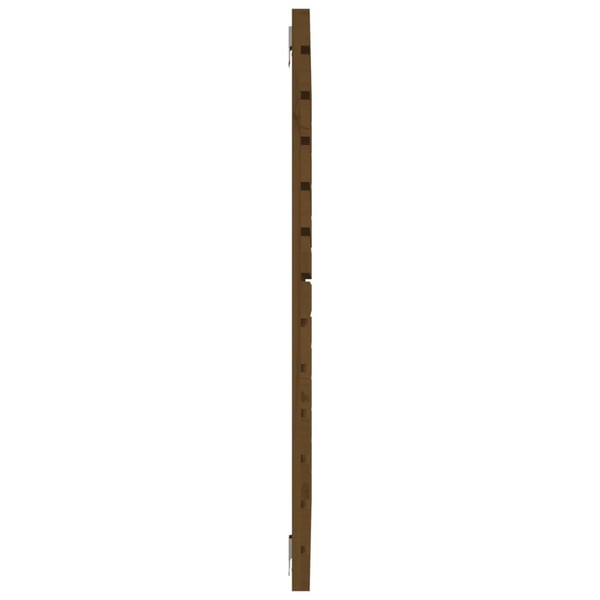 vidaXL Veggmontert hodegavl honningbrun 141x3x91,5 cm heltre furu