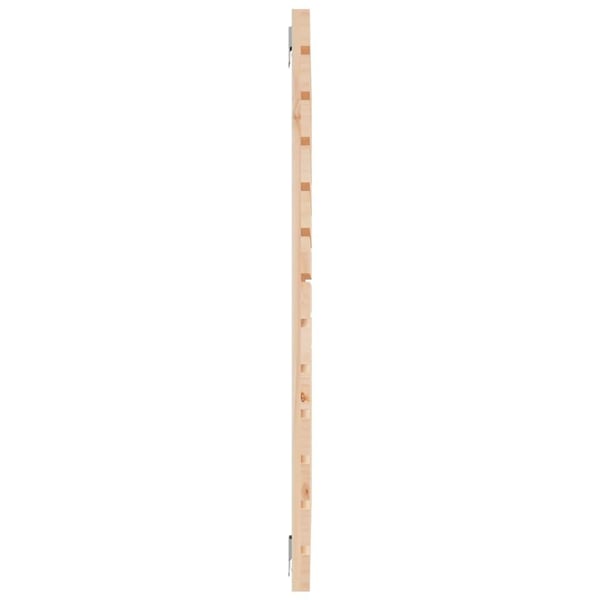 vidaXL Veggmontert hodegavl 106x3x91,5 cm heltre furu
