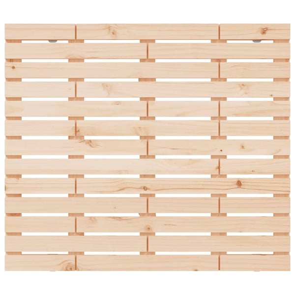 vidaXL Veggmontert hodegavl 106x3x91,5 cm heltre furu