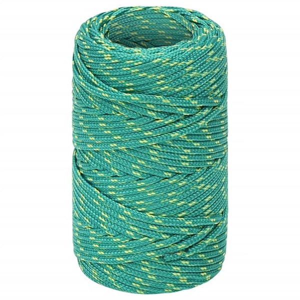 vidaXL Båttau grønn 2 mm 25 m polypropylen