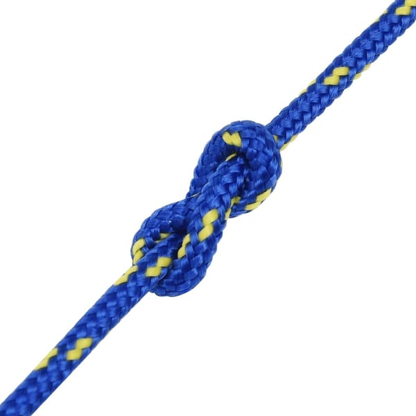 vidaXL Veneköysi sininen 4 mm 50 m polypropeeni