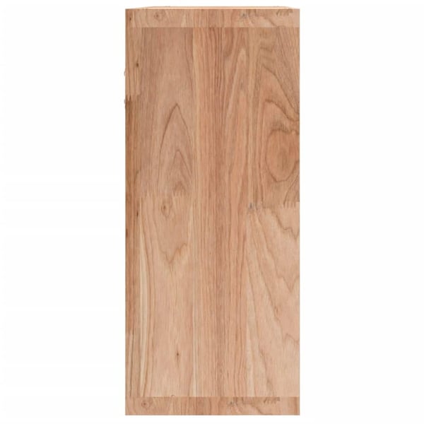 vidaXL Veggskap 42x18x42 cm heltre valnøtt
