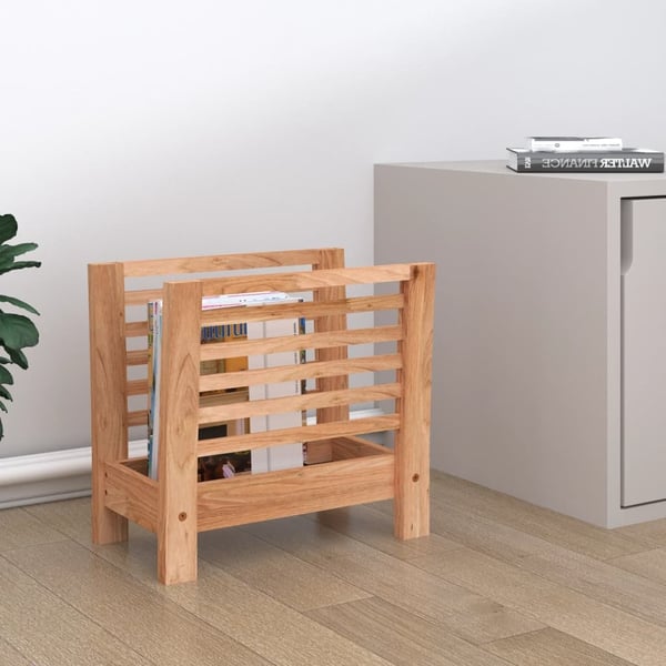 vidaXL Lehtiteline 40x26,5x38,5 cm täysi pähkinäpuu