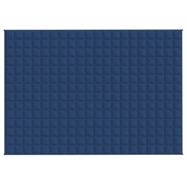 vidaXL Vektdyne blå 135x200 cm 6 kg stoff