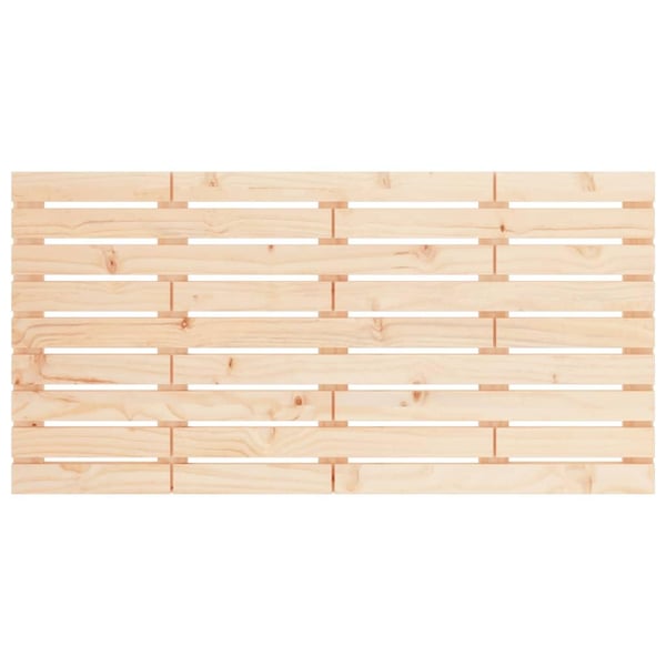 vidaXL Veggmontert hodegavl 156x3x63 cm heltre furu
