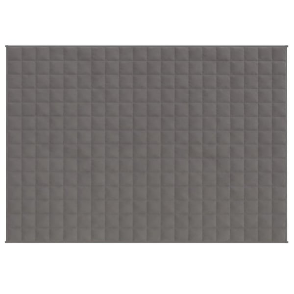 vidaXL Vektdyne grå 152x203 cm 11 kg stoff