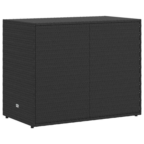 vidaXL Hageskap svart 100x55,5x80 cm polyrotting